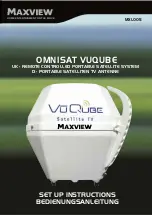 Preview for 2 page of Maxview OMNISAT VUQUBE MXL005 Setup Instructions