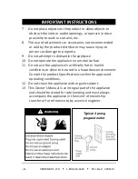 Preview for 4 page of Maxx air DH 065 BLU Owner'S Manual