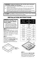 Preview for 2 page of Maxxair MAXXFAN MINI PLUS Series Installation Instructions, Information And Operating Manual