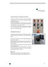 Preview for 27 page of Mayer TM 1610F Operating Instructions Manual