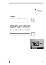 Preview for 34 page of Mayer TM 1610F Operating Instructions Manual