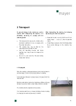 Preview for 15 page of Mayer TM 2400DR Operating Instructions Manual