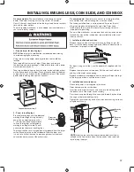 Preview for 17 page of Maytag Commercial Laundry MDE18CSAY Installation Instructions Manual