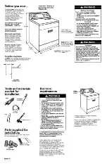 Preview for 2 page of Maytag 3397600 Installation Instructions Manual