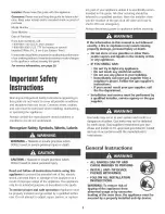 Preview for 2 page of Maytag CBR1415AGS User's  guide Manual