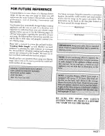 Preview for 2 page of Maytag CHE9000B Use & Care Manual