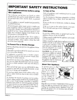 Preview for 3 page of Maytag CHE9000B Use & Care Manual