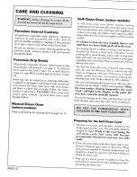 Preview for 13 page of Maytag CHE9000B Use & Care Manual