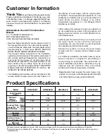 Preview for 5 page of Maytag HR6120DJRT User Manual