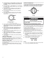 Preview for 6 page of Maytag MER6600FB User Instructions