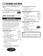 Preview for 59 page of Maytag MES5552BA - 30 in. Electric Slide-In Range Use And Care Manual