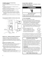 Preview for 6 page of Maytag MGD6000XG0 Installation Instructions Manual