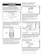 Preview for 9 page of Maytag MGD6000XG0 Installation Instructions Manual