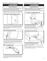 Preview for 11 page of Maytag MGT3800XW0 Installation Instructions Manual