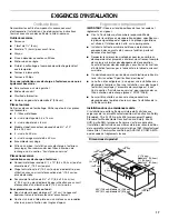 Preview for 17 page of Maytag Microwave hood Installation Instructions And Use And Care Manual