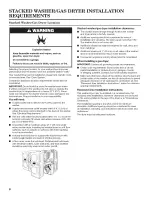 Preview for 8 page of Maytag MLE20PDAYW0 Installation Instructions Manual