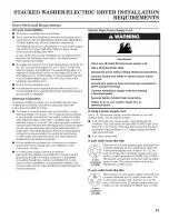 Preview for 13 page of Maytag MLE20PDAYW0 Installation Instructions Manual