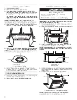 Preview for 8 page of Maytag MMV4203DQ - 2.0 cu. Ft. Combination Range Hood-Microwave Installation Instructions Manual