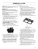 Preview for 31 page of Maytag UXT2030AY Installation Instructions And Use & Care Manual