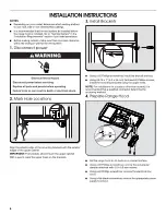 Preview for 6 page of Maytag UXT4230AD Installation Instructions And Use & Care Manual