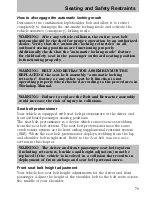 Preview for 79 page of Mazda 2008 B2300 Truck Owner'S Manual