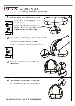 Preview for 4 page of MAZE ASCOT DAYBED Assembly Instructions