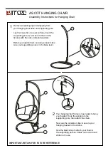 Preview for 4 page of MAZE ASCOT HANGING CHAIR Assembly Instructions