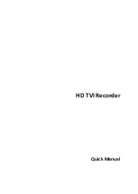 Preview for 1 page of Mazi HTVR-0410HT Quick Manual