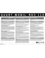 MB QUART DISCUS Series RKC 110  RKC110 RKC110 Installation Instructions preview