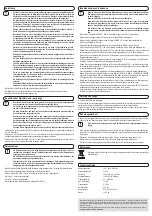 Preview for 2 page of MC Crypt MB-122 Operating Instructions Manual