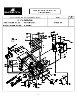 McCulloch FG7000MA Service Spare Parts List preview