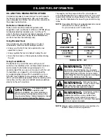 Preview for 8 page of McCulloch MB290 Operator'S Manual