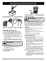 Preview for 12 page of McCulloch MB290 Operator'S Manual