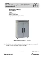 McDonald's 6000XL Operation Manual preview