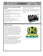 Preview for 3 page of McElroy DynaMc 250HP Operator'S Manual