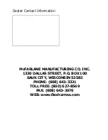 Preview for 70 page of McFarlane HDL-1000 Series Operator'S Manual And Parts List