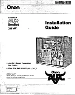 Preview for 73 page of McGraw-Edison Onan GenSet 3.ORDJA Installation Manual