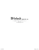 Preview for 12 page of McIntosh MR65 Owner'S Manual