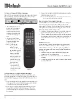 Preview for 28 page of McIntosh MVP841 Owner'S Manual