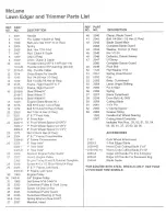 Preview for 11 page of Mclane 101-3.5RP-7 Operator'S Manual And Parts List