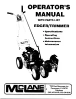 Preview for 1 page of Mclane 4Wedger Operator'S Manual