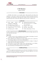 Preview for 1 page of MCO Home MH9-CO2-WA/WD Quick Start Manual