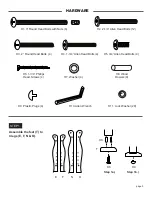 Preview for 3 page of MDB Crib (8501) Assembly And Operation Manual