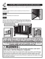 Preview for 8 page of MDB Crib (8501) Assembly And Operation Manual