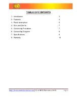 Preview for 2 page of MDR Electronics MX 3278 User Manual