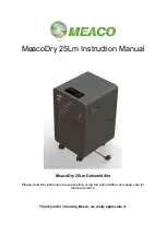 Meaco MeacoDry 25Lm Instruction Manual preview