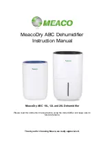 Preview for 1 page of Meaco MeacoDry ABC 10L Instruction Manual