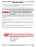 Preview for 9 page of Mec 2684ES Service & Parts Manual