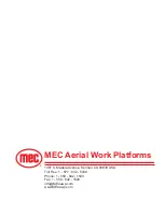 Preview for 56 page of Mec 3084ES Operator'S Manual