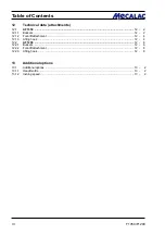 Preview for 8 page of mecalac AF 1050 Operating Instructions Manual